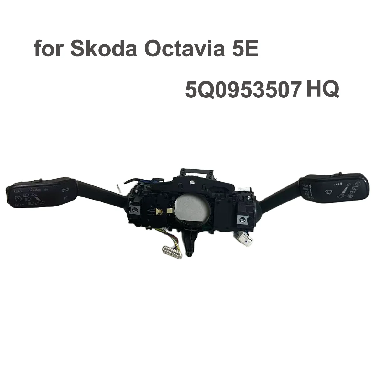for Skoda Octavia 5E mk3 Steering Column Cluster Indicator Wiper Stalk Cruise control switch turn signal 5Q0953507HQ
