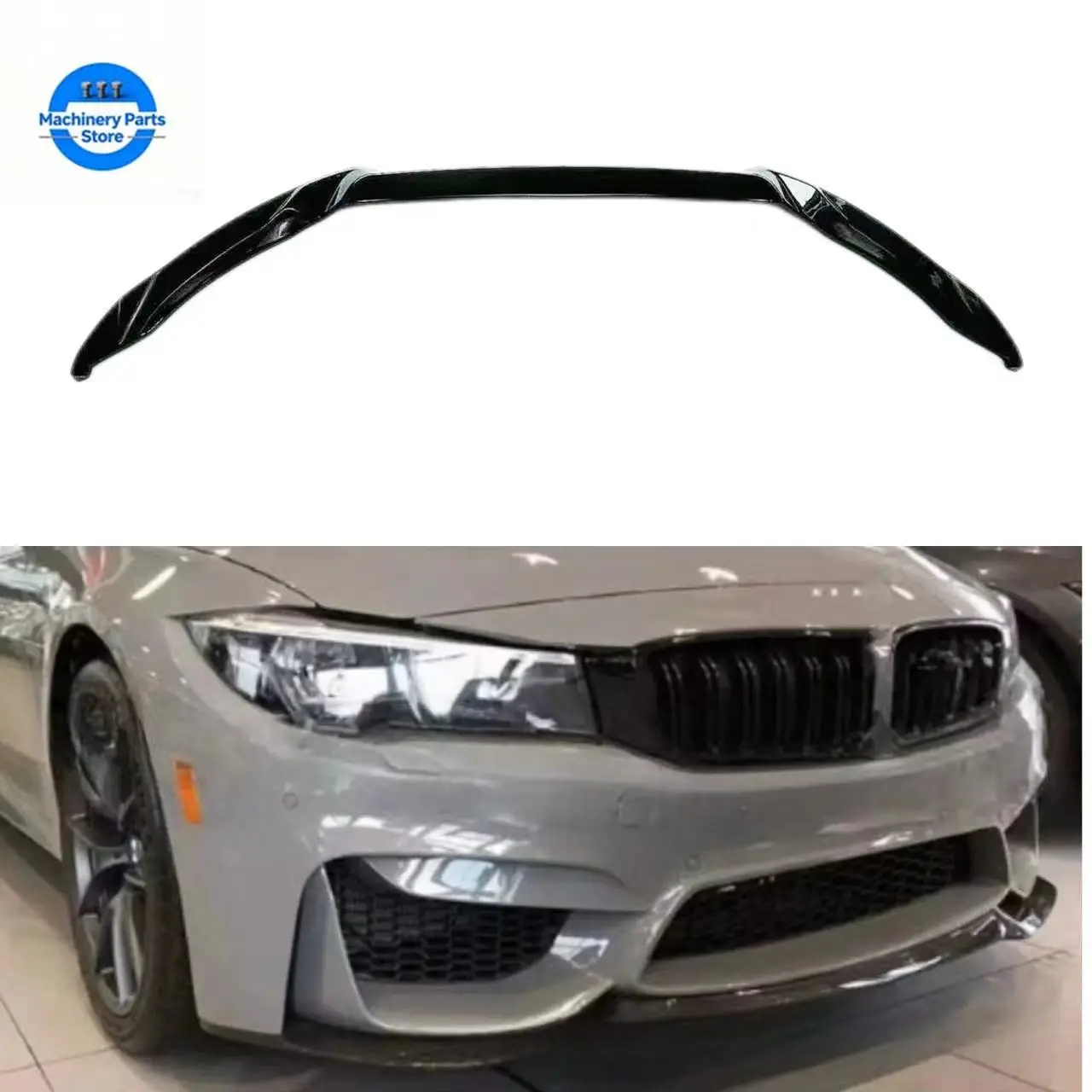 

Подходит для BMW M3M4, передняя губа F80/F82, модифицированная интегрированная передняя губа CS, передняя лопата, спортивная маленькая объемная часть