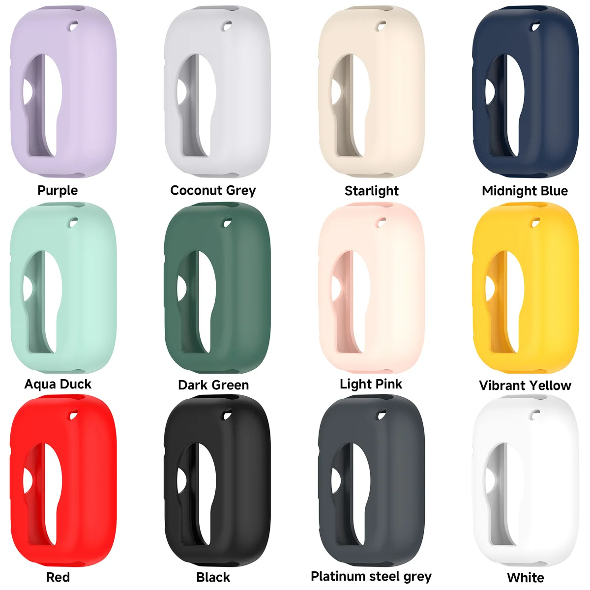Suitable for Xiaomi Redmi Watch 4 Case Soft and Durable Silicone Hollow Watch Protector Shell Protective Case Watch4