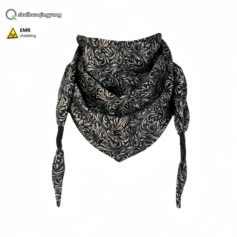 أوصى الإشعاع الكهرومغناطيسي واقية 100٪ ألياف الفضة underpant وشاح الطاقة الجديدة، والأوشحة التدريع EMF الكمبيوتر