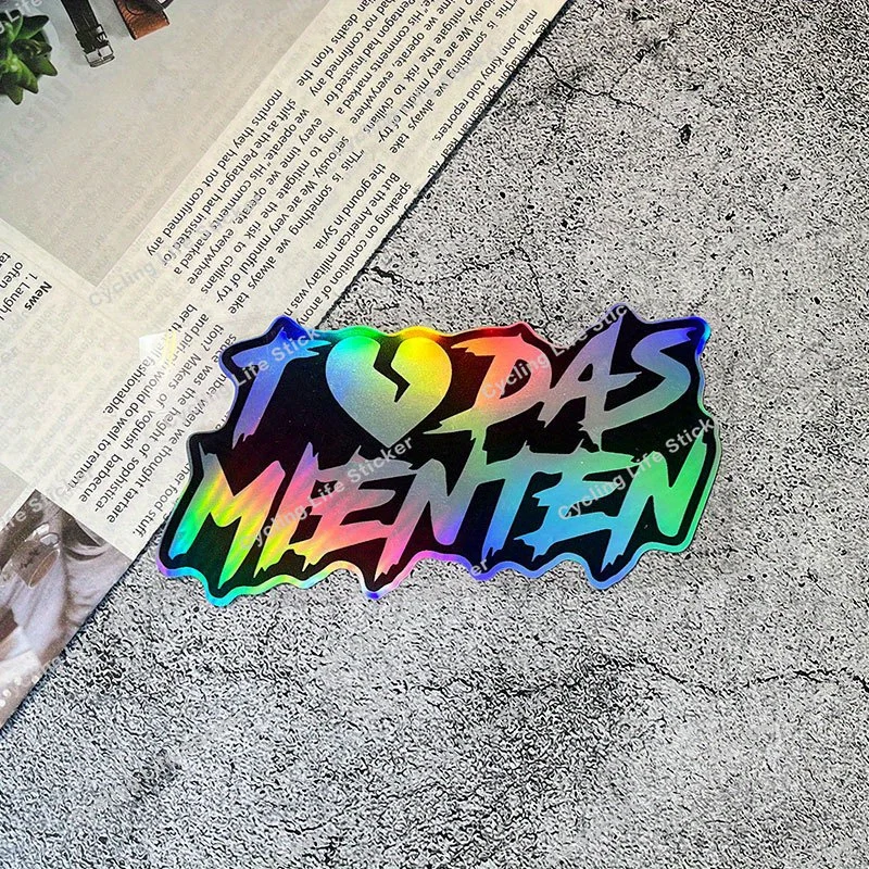 

Holographic TODAS MIENTEN Waterproof Sticker Moto Body Tank Fender Scratch Cover