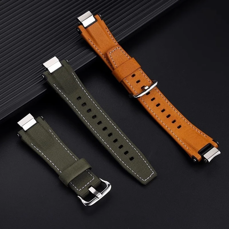 Dla Casio G-SHOCK MTG-B3000 MTG B3000 zmodyfikowany nylonowy skórzany pasek do zegarka męska bransoletka Quick Release stalowy Linker Watchband