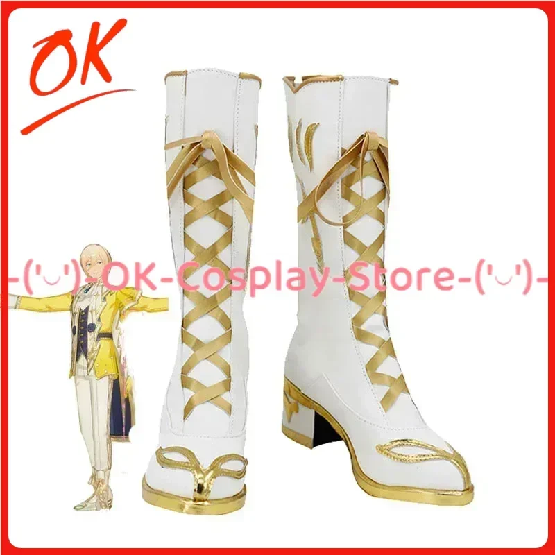 

[На заказ] ансамбль звезд Tenshouin Eichi обувь для косплея игровой костюм для ролевых игр реквизит Хэллоуин карнавальные вечерние ботинки из искусственной кожи