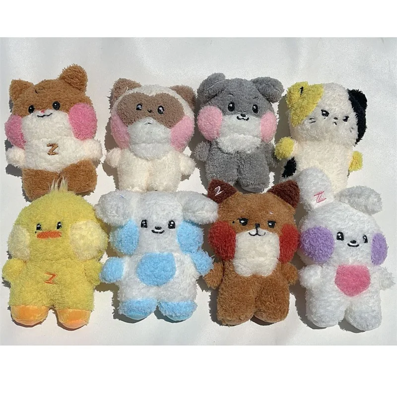 حار 17 سنتيمتر Kpop ZB1 أفخم دمية أرقام الكرتون Zhanghao Hanbin ريكي لطيف الحيوان البسيطة لينة بلوشي المشجعين مجموعات الهدايا
