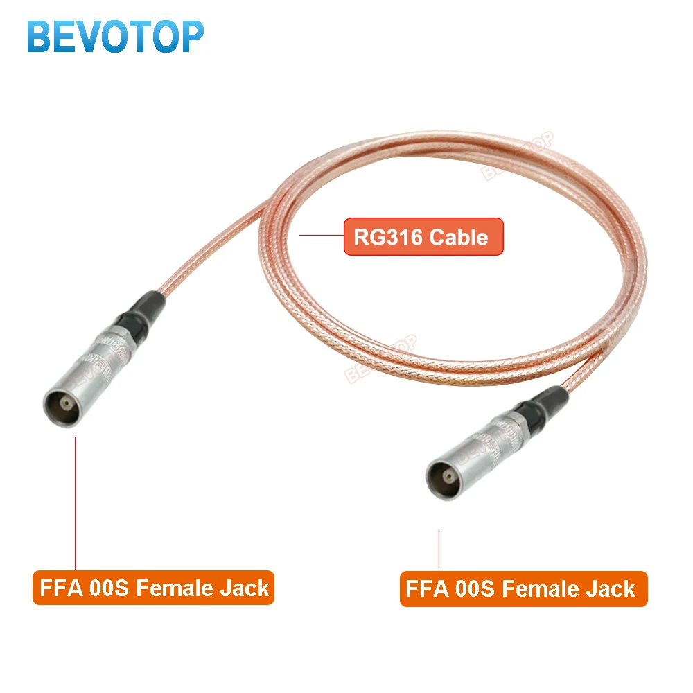 1PCS C5 to C5 Cable Compatible with FFA 00S Connector M/M M/F F/F RG316 Pigtail for Ultrasonic Flaw Detector Device