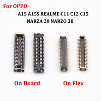 5-20pcs LCD Display Screen Flex FPC Connector 40pin For OPPO A15/A15S/REALME C11/C12/C15/NARZA 20/NARZO 30 Plug On Board