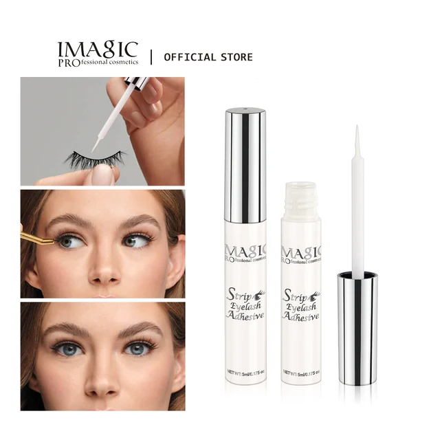 IMAGIC 5ml klej do przedłużania sztucznych rzęs wodoodporny szybkoschnący długotrwały mocny bez podrażniania przezroczysty podkład do rzęs narzędzia