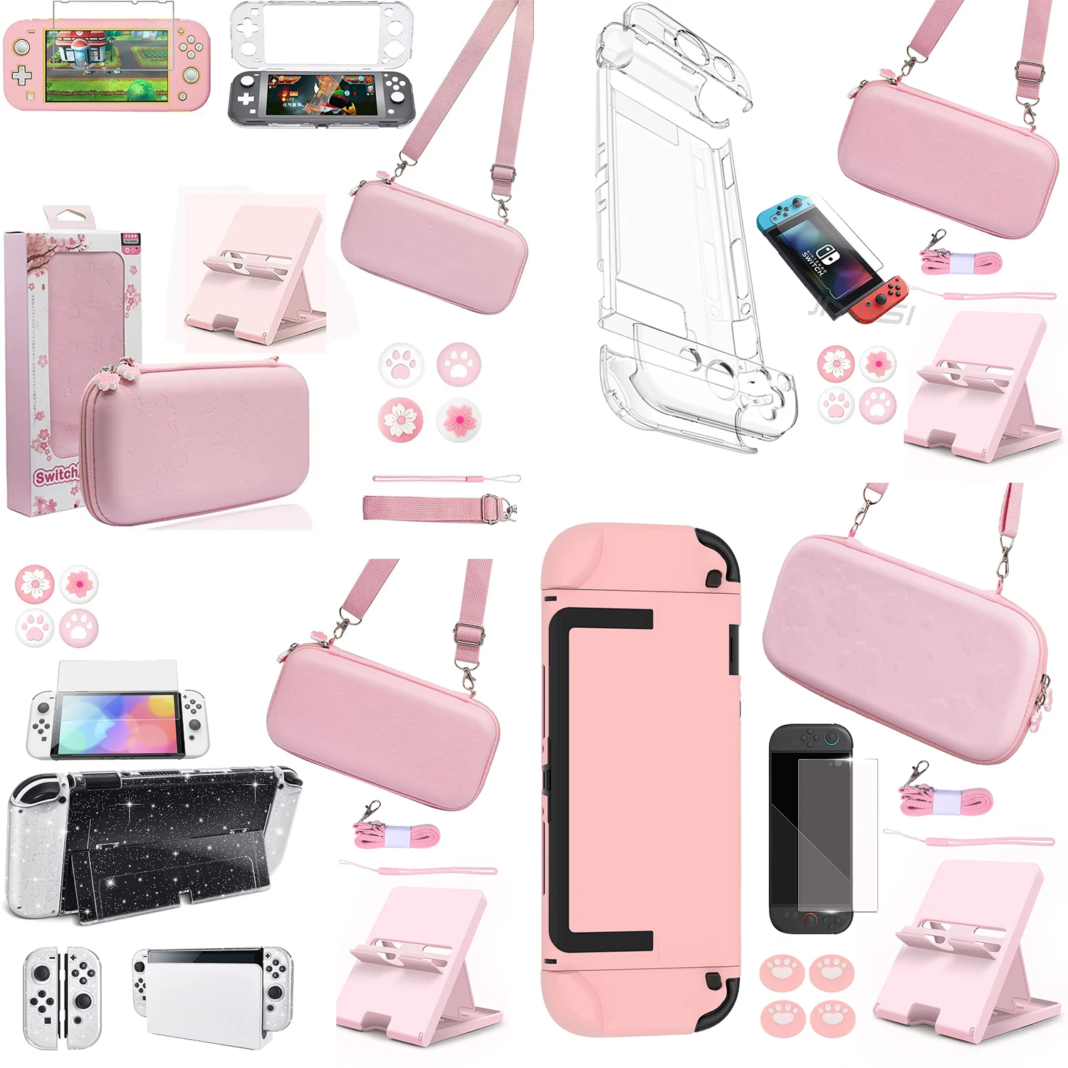 Ns Switch/ Oled/ Lite Switch 2 Console Case Kit Accessories 
