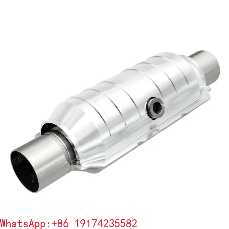 

High Flow Stainless Steel Universal Catalytic Converters with O2 Sensor OBD2 EPA EURO4