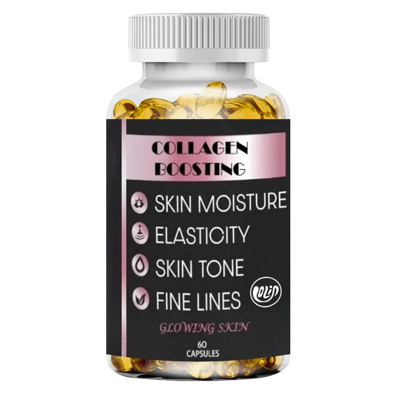 Daily Collagen Supplement - Vitamin Support for Skin Tone and Overall Health - (60 Capsules)