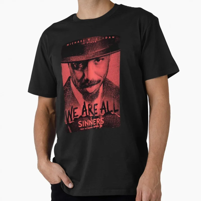 

2025 Action Movie Sinners horror vampire Dancing With The Devil gift T shirt for men Large size Tops S-6XL printed clothes