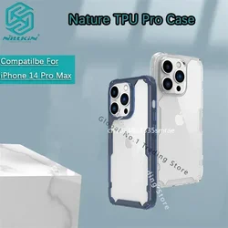 for iPhone 14 Pro Max Case/14 Plus/14+ Nillkin Nature TPU Pro Case Transparent hard  TPU+PC case phone case protective case