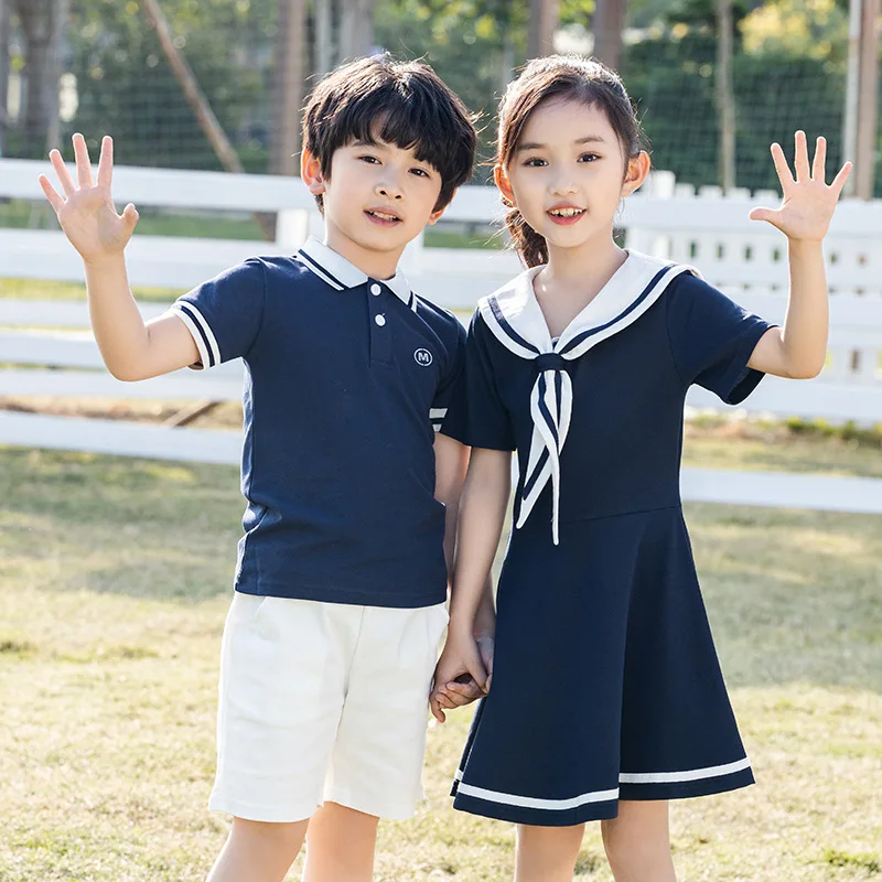 Matching Family Outfits  Summer Mum and Daughter Casual Dress Dad Son Matching Cotton T-shirt& Shorts Holiday Couple Outfit