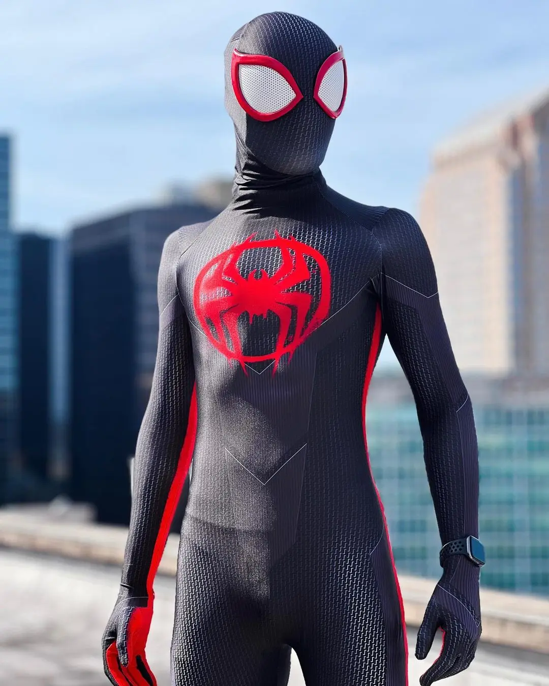 

Across the Verse Miles Morales Cosplay Spiderman Spandex Disfraces Para Spidey Boys Bodysuit Zentai Suits Halloween Costume