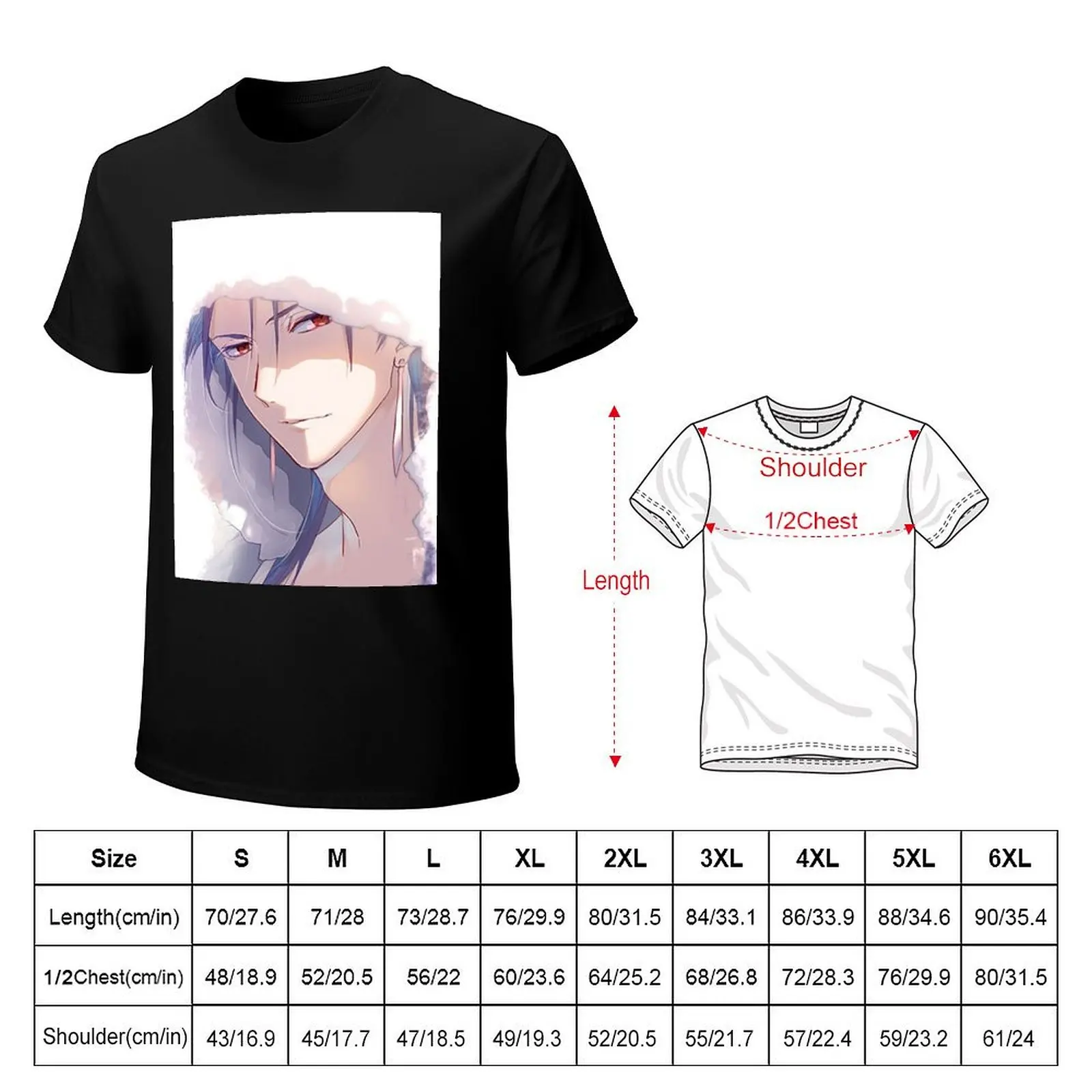 Lancer Cu Chuliann Fate T-Shirt Fashion Graphic Tee for Men