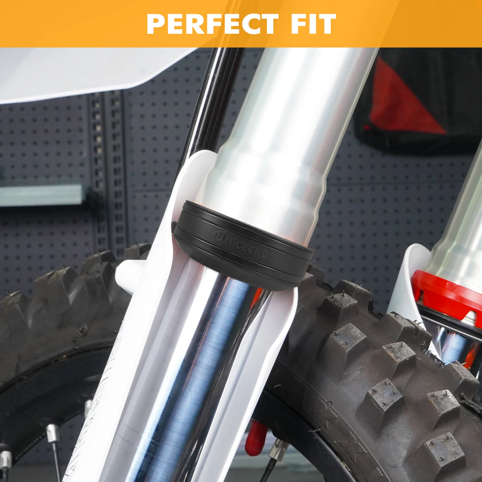 

Для Husqvarna TE 300 2024 FE 501 FE 450 350 250 150 125 TC FC TX FX 2014-2024 Комплект скребка для передней вилки для Husaberg TE 125-570