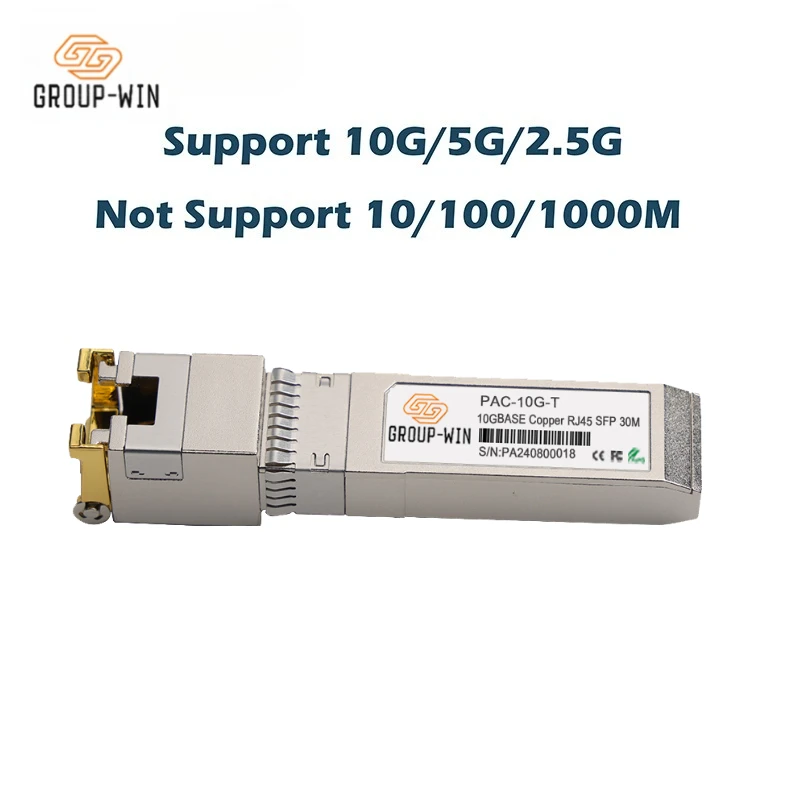 10G SFP + إلى RJ45، SFP +-T، 10GBase-T، 30M، 10G Copper SFP لوحدة Cisco Mikrotik، TP-Link، Zyxel/HORACO/Unifi Switch Copper #2
