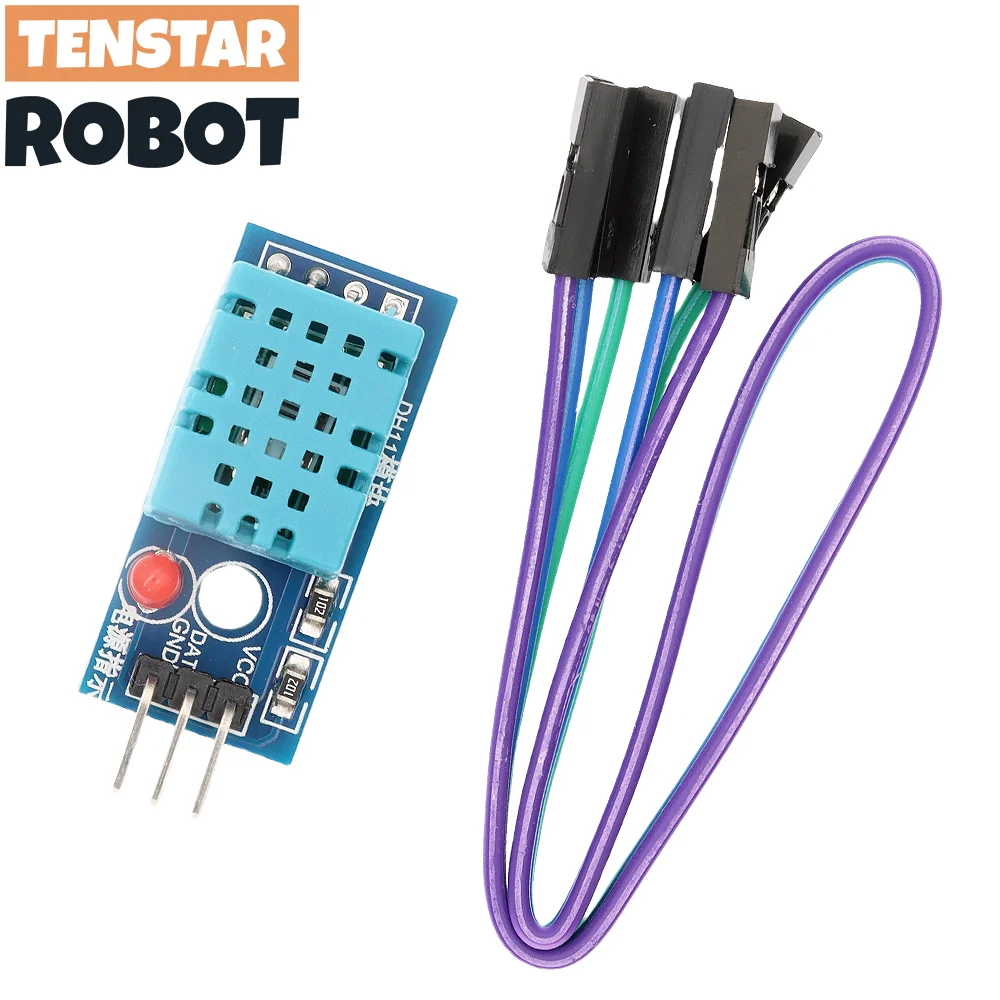 TENSTAR 3Pcs DHT11 Digital Temperature and Humidity Sensor DHT11 Module