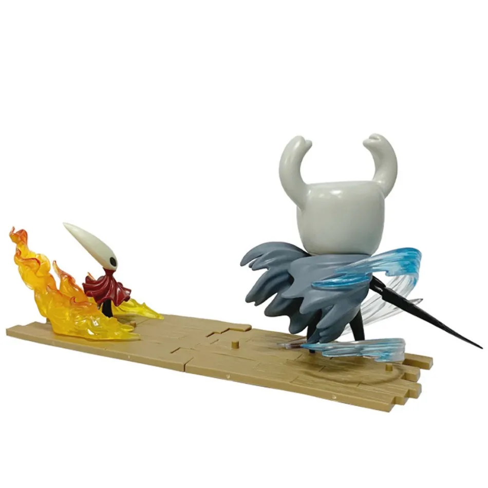 2 pçs/set novo oco knght silksong brinquedos anime jogo figura o cavaleiro figura de ação hornet/seth estatueta modelo colecionável boneca