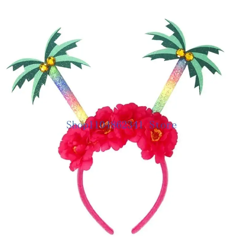 5asd Headdress for Luau Headwear Flamingo Party for Stall Market