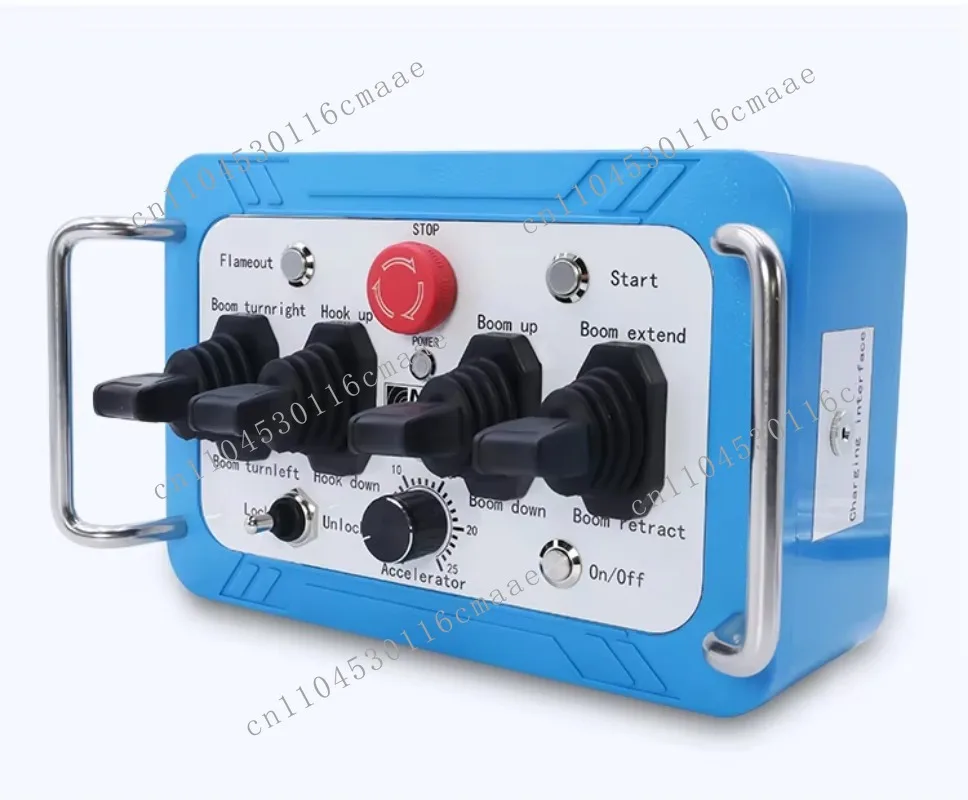 Construction machinery accessories 5 motor remote control crane, long-distance hydraulic drive 24V IP68 waterproof