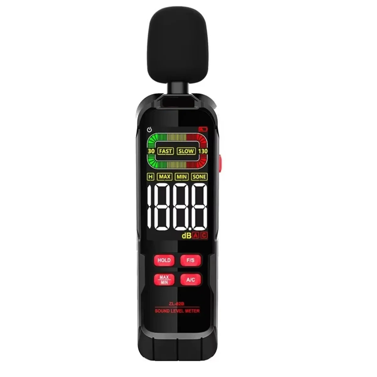 

AB52 USB Charging 30-130dB A/C Weighted Digital Sound Level Meter Handheld Decibelimetro Decibel Noise Meter ZL82B