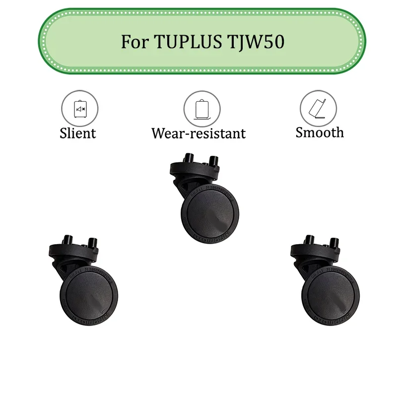 For HINOMOTO TUPLUS TJW50 Silent Luggage Wheel Replacement Part - 360° Rotatable Bearing Luggage Wheel For Luggage Box Repair