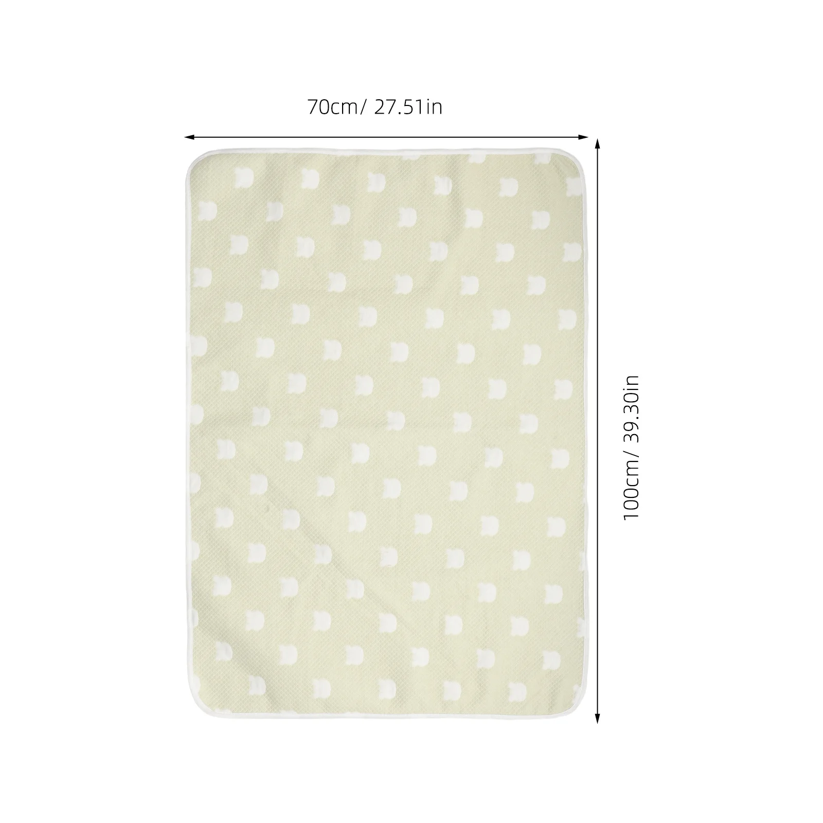 وسادات تبول للأطفال قابلة لإعادة الاستخدام وقابلة للغسل ومقاومة للماء لطاولة تغيير سرير الأطفال وتغطية كبيرة وناعمة ومريحة #6