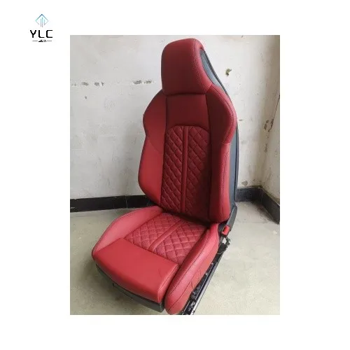 

YLA Роскошные автомобильные кожаные аксессуары для интерьера Электрический автомобиль Гоночное спортивное сиденье для Audi Seat