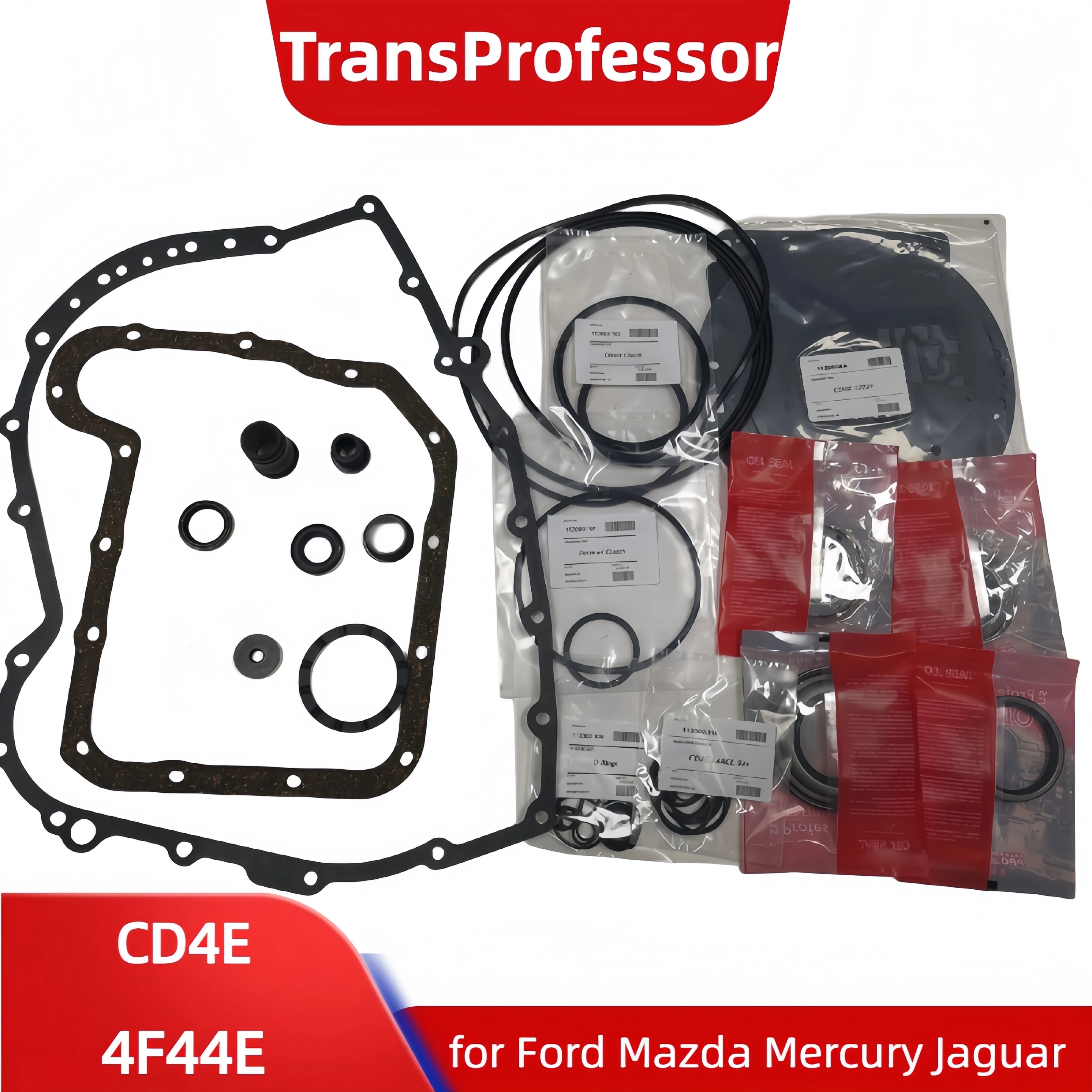 

CD4E Transmission Repair Rebuild Overhaul Kit for Ford Mondeo Escape Mazda,TransProfessor Gearbox Oil Seals Gaskets Car