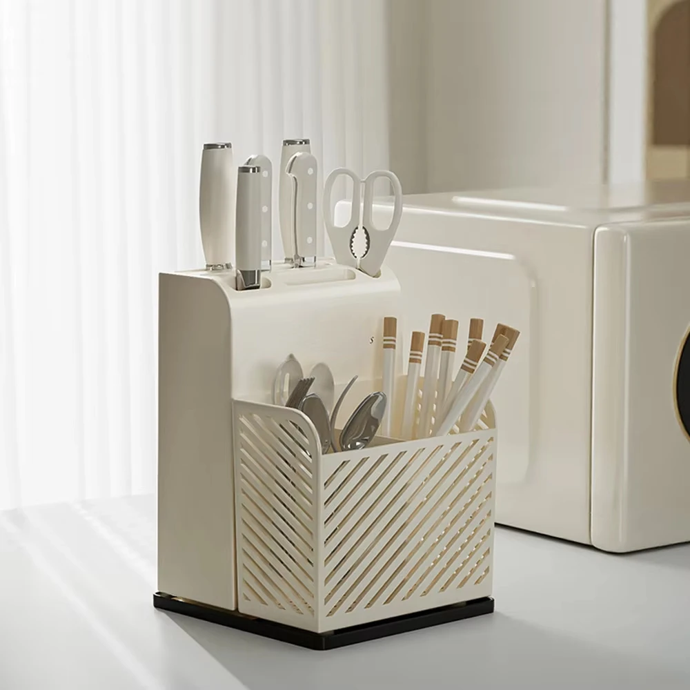 

Multi-functional drainage cutlery storage rack, plastic drainage chopstick cage, knife holder, utensil organizer, kitchenware ra