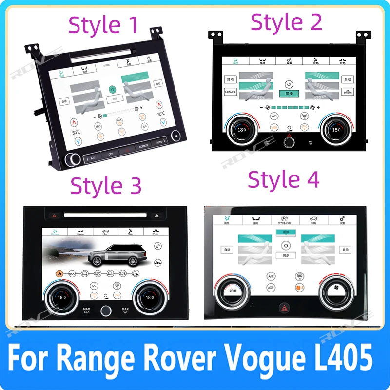 

Climate control AC Panel Upgrade For Land Rover Range Rover Vogue HSE L405 2013-2017 Touch LCD Screen Air Conditioner