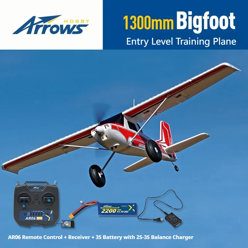 

Blue Arrow Model 1300mm Hot Selling Off-Road Entry-Level Remote-Controlled Electric Aircraft Outdoor Assembly Fixed Wing