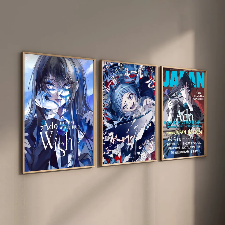 Singer A-Ado Poster High Quality Wall Art for Home Office Bedroom