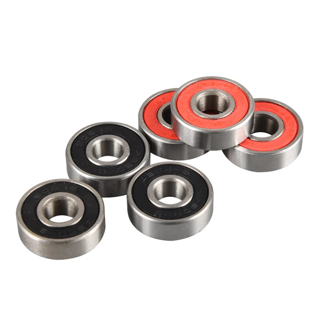 

20 Pcs Skateboard Bearing High-speed Bearings 608 Wheel Seal Scooter Sealed Black Roller