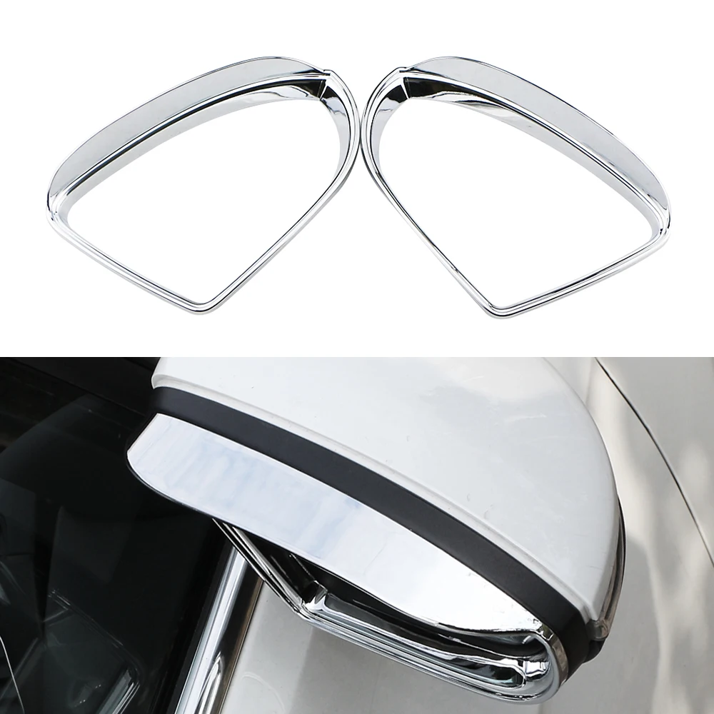 

For Volkswagen VW Golf 7 MK7 MK7.5 2013 - 2019 Side Rearview Mirror Cover Visor Sticker Cover Chrome Trim Styling Accessories