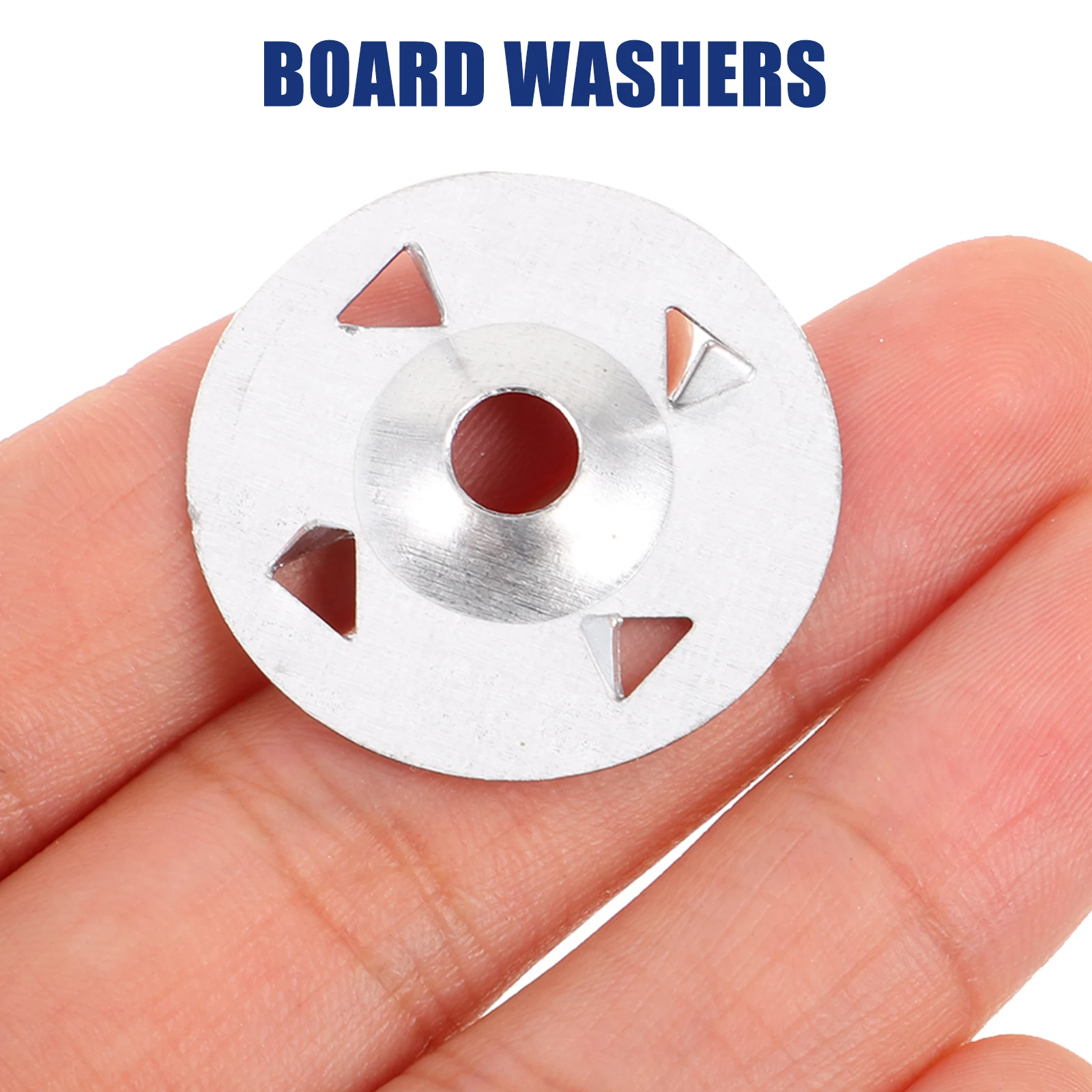 

100pcs Insulated Reinforced Fastener Iron Fixing Round Lightweight Fastening Fixers for Indoor Outdoor Use Foam Insulation
