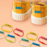 20 piezas zapatos de bebé, mochila escolar, taza, ropa, pegatina de nombre, etiqueta impermeable, cuerda, anillo de nombre de bebé, colgante de etiqueta de nombre personalizado para niños