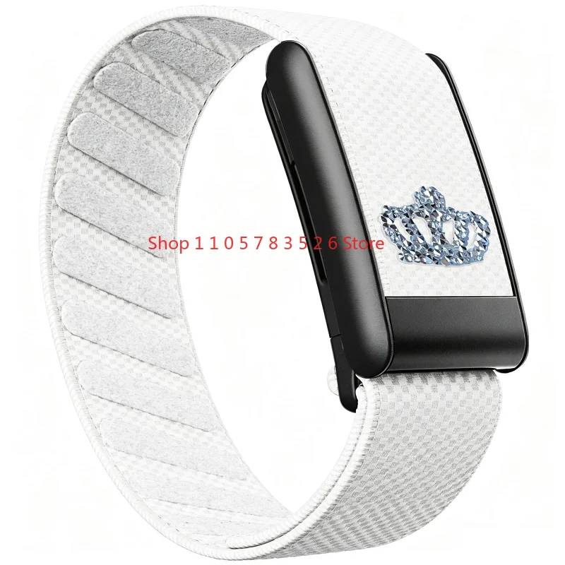 2026 Geeignet für WHOOP5.0/MG Nylon-Druckarmband mit schwarzem U-förmigem Rahmen, silbernem U-förmigem Rahmen und goldenem U-förmigem Rahmen. – Detail 17