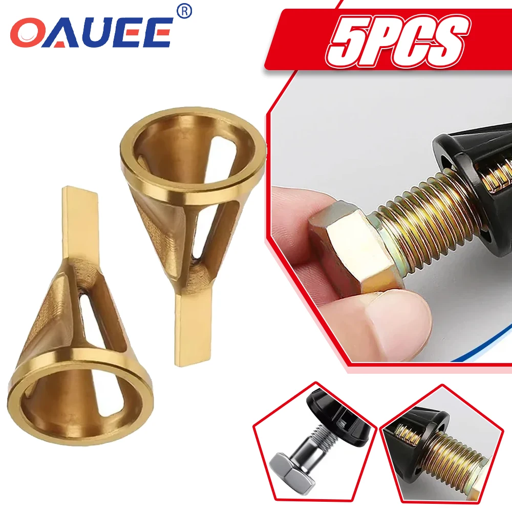 5pcs Deburring External Chamfer Tool Stainless Steel Remove Deburring Tool for Metal Screw Fast Remove Drilling Accessories