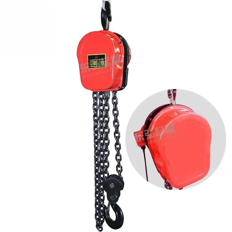 DHS ring chain electric hoist 1 ton, fixed electric hoist crane chain electric hoist