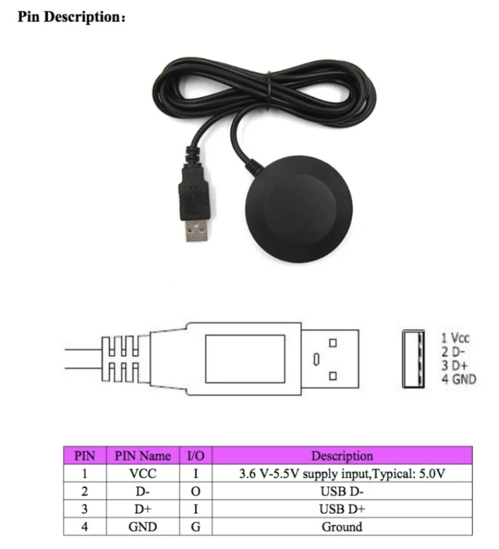 BN-808 وحدة الاستقبال المتعددة GNSS GPS/GLONASS/Galileo/BeiDou 4M Flash 1 هرتز-10 هرتز USB دعم ويندوز 7/8/10