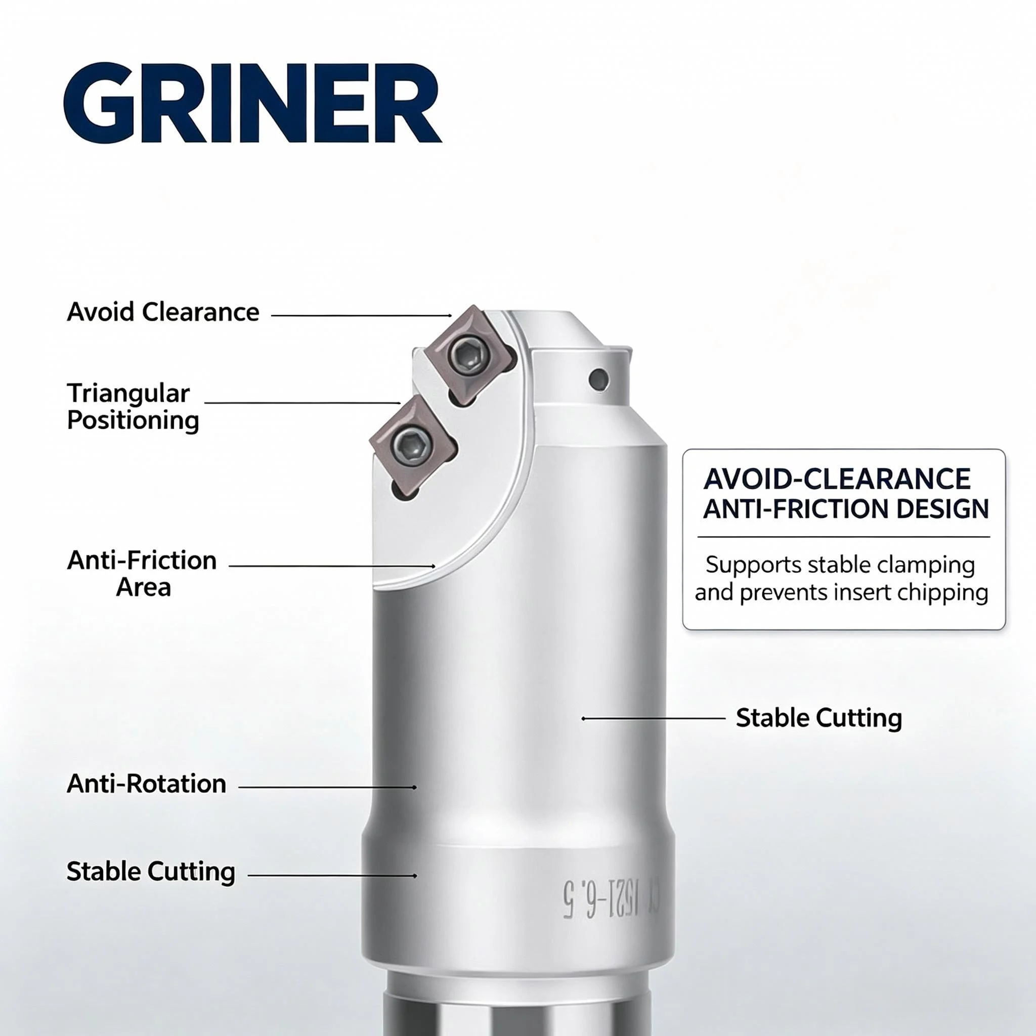 griner-ct-guide‑pin-counterbore-milling-bar-double-chamfer-step-countersink-tool-holder-for-mold-base-mold-frame-cnc-machining
