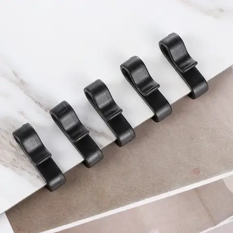 10/20/50 पीस/पैक एस आकार का हुक गटर हुक हेवी ड्यूटी क्लिप नए साल क्रिसमस पार्टी परी रोशनी सजावट क्लिप 10 best sales गटर हुक - №1