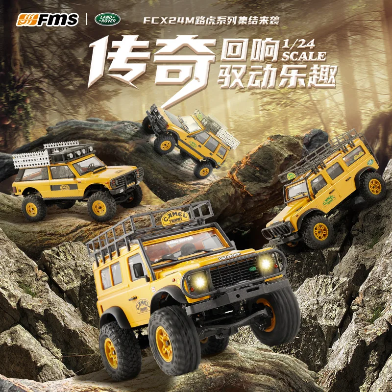 Fms New Product 1/24fcx24m Rc Remote Control Off-Road Vehicle Four-Wheel Drive Outdoor Electric Toy Climbing Car