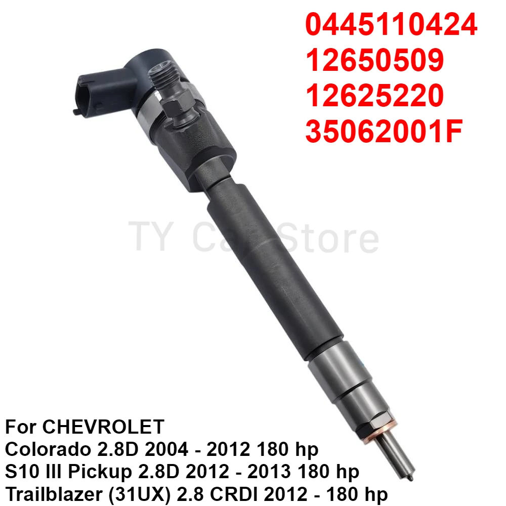 

0445110424 New Diesel Fuel Injector Nozzle 12650509 12625220 For CHEVROLET Holden Colorado S10 Trailblazer Holden 2.8L