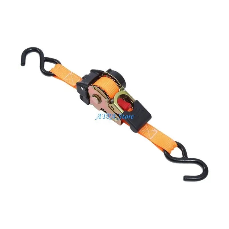 

U13C Heavy Duty Ratchet Tie Down Strap 2M For Motorcycle Cargo Luggage Secure Transport