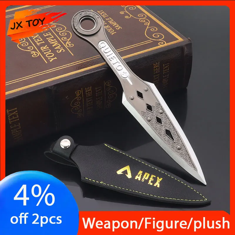 JX TOY 22 centimetri APEX Wraith Heirloom Arma Dawn of Hope Kunai Girevole Modello In Metallo Coltelli Da Formazione Da Collezione Scrivania Ornamento Spada