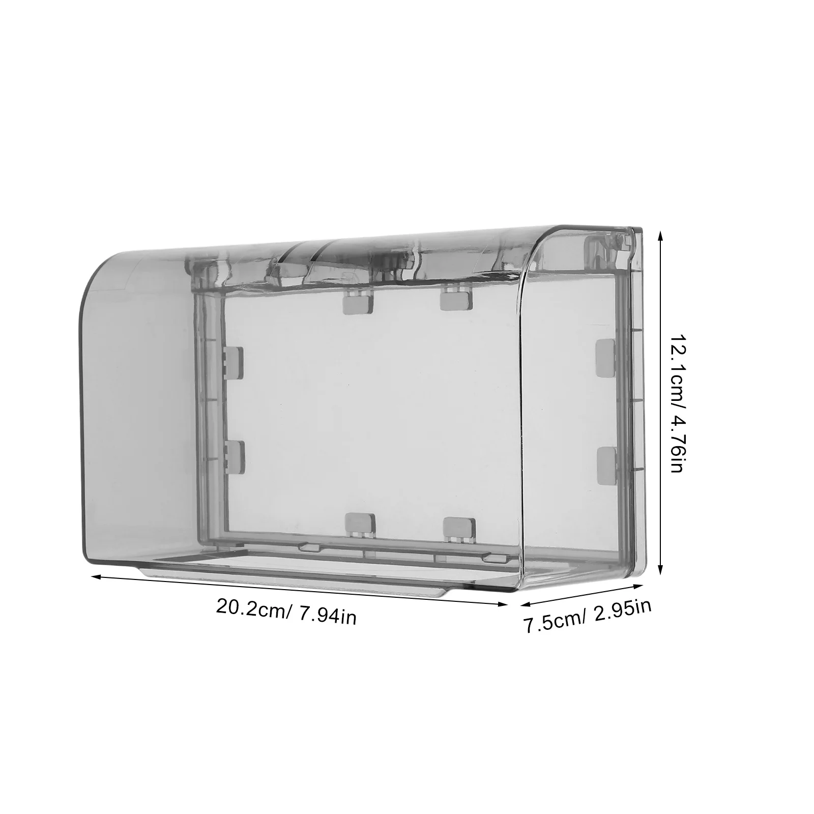1Pcs Waterproof Socket Cover Double-Position Thickened Sticky Outlet Protector Splash-Proof Home Wall Socket Box Plastic