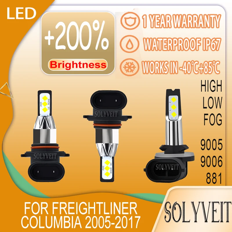 

Стабильная надежная работа 9005 9006 881 Фара противотуманная фара для Freightliner Columbia 2005 2006 2007 2008 2009 2010 2011 2012-2017